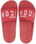 Dsquared2 Slippers Icon Slide Sandals in rood - Thumbnail 6