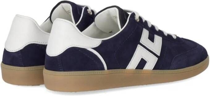 Elisabetta Franchi Low-Top Sneakers Oltremare Avorio Sneaker With Logo in blauw