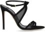 Elisabetta Franchi Sandalen Black Heeled Sandal With Bow in zwart - Thumbnail 2