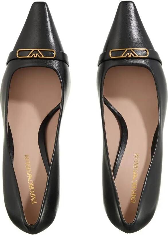 Emporio Armani Hera Ballet Flat in zwart