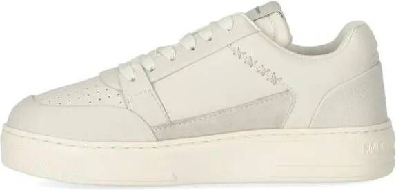 Emporio Armani Low-Top Sneakers Basket Ivory Sneaker in beige