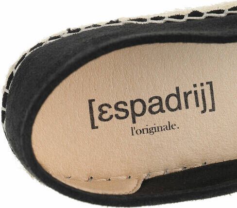 Espadrij l originale Espadrilles Classic Velour High in zwart