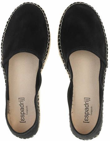 Espadrij l originale Espadrilles Classic Velour High in zwart