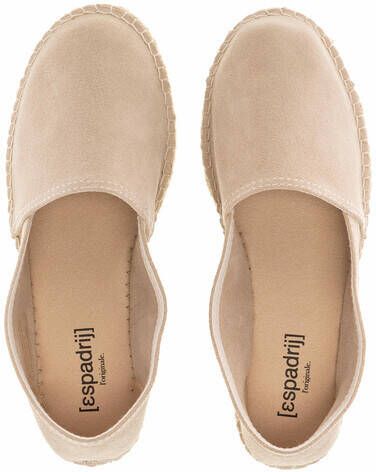 Espadrij l originale Espadrilles Classic Velour High in beige