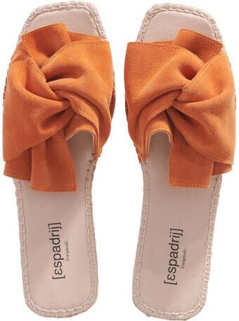 Espadrij l originale Sandalen Carré Boucle in oranje