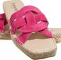 Espadrij l originale Sandalen Tours Velour in roze - Thumbnail 2