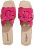 Espadrij l originale Sandalen Tours Velour in roze - Thumbnail 3