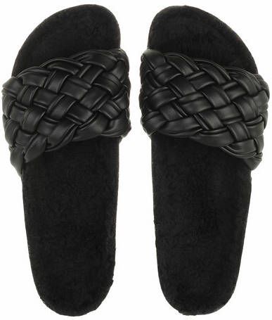 Espadrij l originale Slippers Espadrille Slipper in zwart