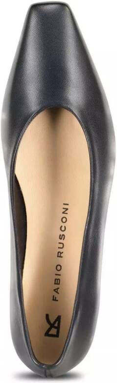 Fabio Rusconi Low-Top Sneakers Ballerinas aus Leder in zwart