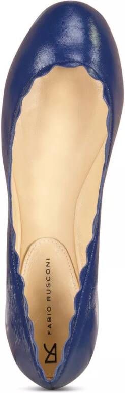 Fabio Rusconi Low-Top Sneakers Ballerinas Cloe aus Leder in blauw