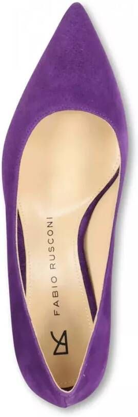 Fabio Rusconi Low-Top Sneakers Pumps Milly-Oscar aus Veloursleder in paars