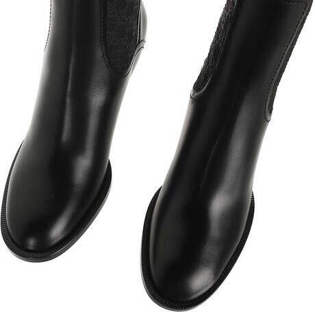 Fendi Boots & laarzen FF Karligraphy Motif Ankle Boots in zwart