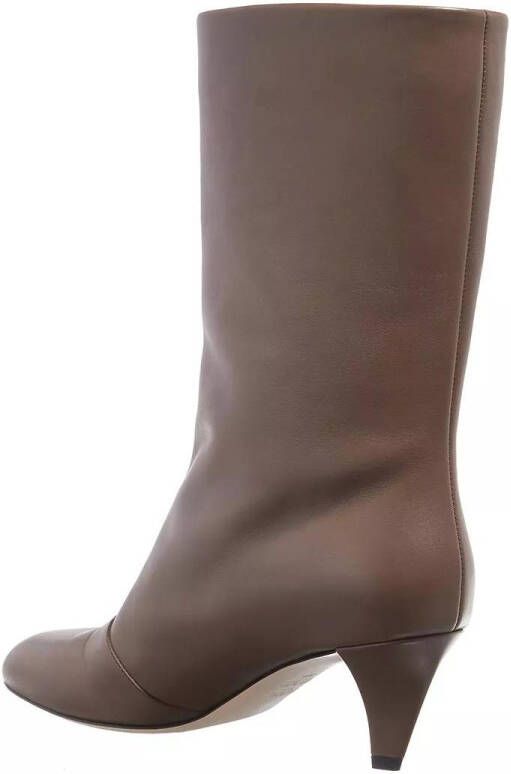 Fendi Boots & laarzen Tronchetto Boots Leather FF in bruin