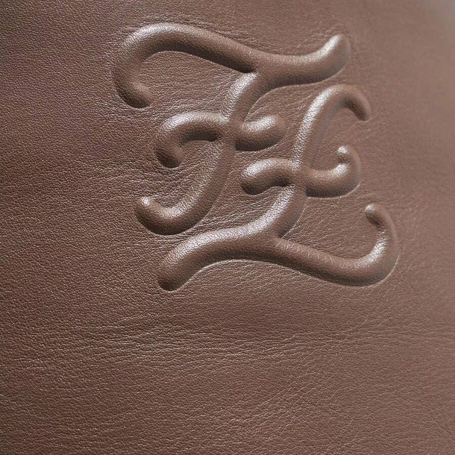 Fendi Boots & laarzen Tronchetto Boots Leather FF in bruin