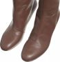 Fendi Boots & laarzen Tronchetto Boots Leather FF in bruin - Thumbnail 4