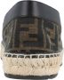 Fendi Espadrilles With Jacquard Ff Motif And Leather Acc in bruin - Thumbnail 2