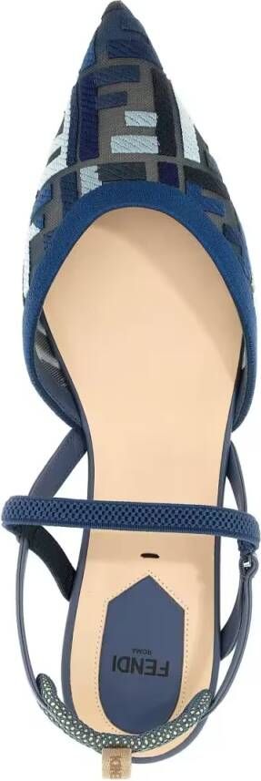 Fendi Hoge hakken 'Colibrì Lite' Slingback in blauw