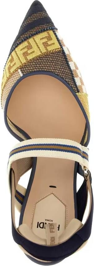 Fendi Hoge hakken 'Colibrì' Slingback in meerkleurig