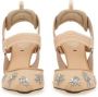 Fendi Hoge hakken "Hummingbird Lite" Slingback in beige - Thumbnail 2