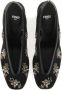 Fendi Hoge hakken Intricate Floral Embroidery Slingback Shoes in zwart - Thumbnail 3