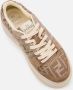 Fendi Low-Top Sneakers Brown Fabric And Denim Blend Sneakers in bruin - Thumbnail 7