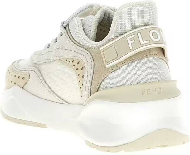 Fendi Low-Top Sneakers ' Flow' Sneakers in wit