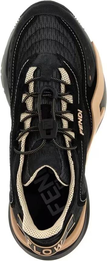 Fendi Low-Top Sneakers ' Flow' Sneakers in zwart