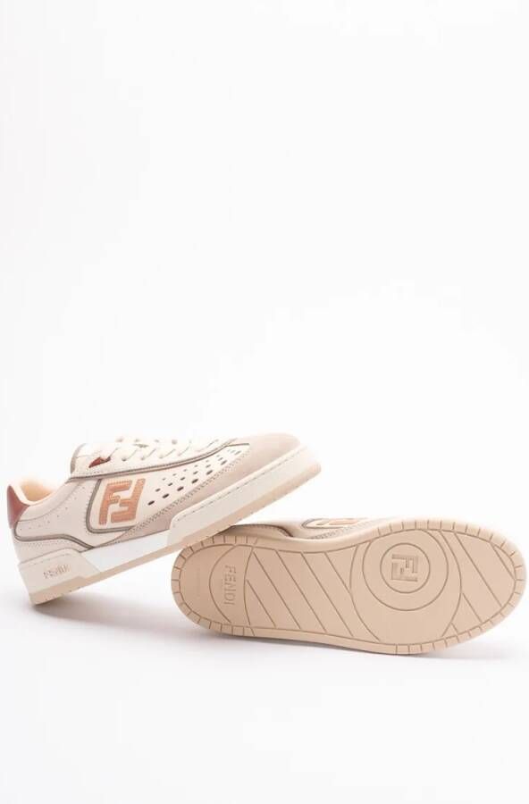 Fendi Low-Top Sneakers `Match Mix` Sneakers in beige