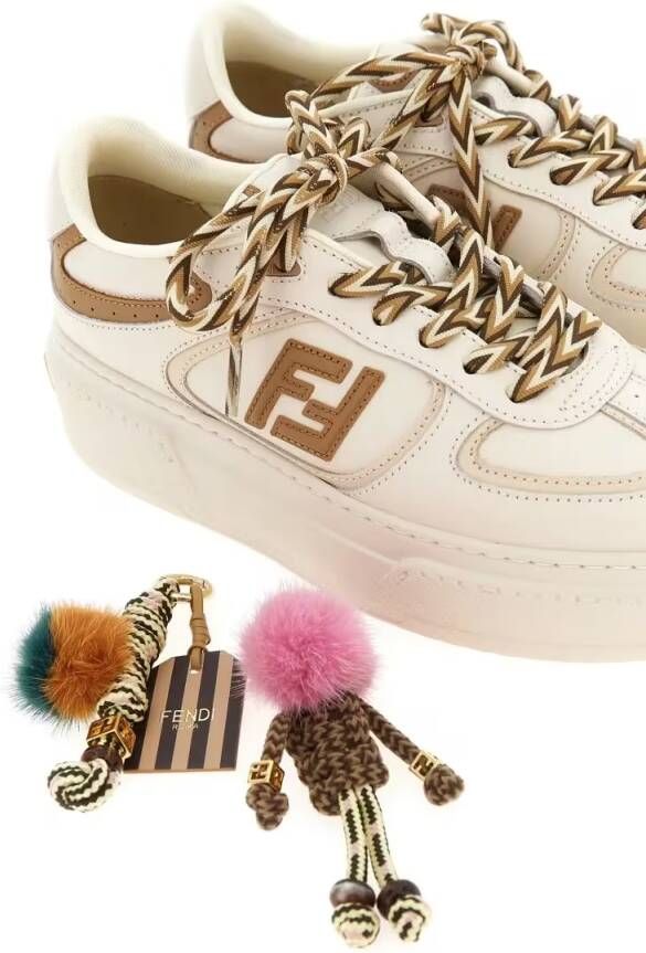 Fendi Low-Top Sneakers ' Match' Sneakers in beige