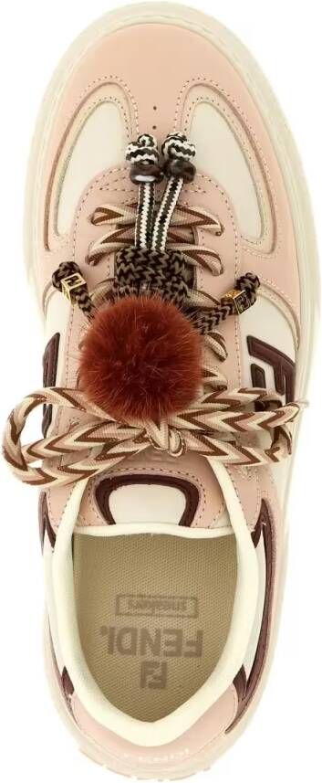 Fendi Low-Top Sneakers ' Match' Sneakers in roze