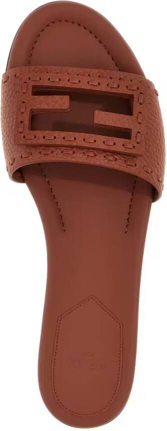 Fendi Sandalen 'Baguette' Slides in bruin