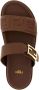 Fendi Logoed Leren Sandalen met FF Detail - Thumbnail 4