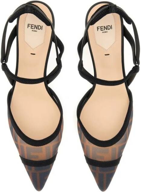 Fendi Sandalen "Hummingbird Lite" Slingback in zwart