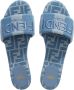 Fendi Sandalen Slide Shoes in blauw - Thumbnail 3