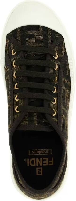 Fendi Sneakers FF Low Top Sneakers in zwart