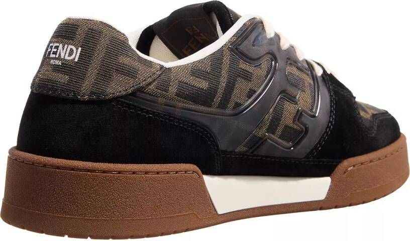 Fendi Sneakers Low Top Match Sneaker in zwart