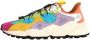 Flower Mountain Low-Top Sneakers Multicolored Suede And Technical Fabric Sneakers in meerkleurig - Thumbnail 3