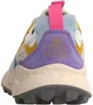 Flower Mountain Low-Top Sneakers Multicolored Suede And Technical Fabric Sneakers in meerkleurig