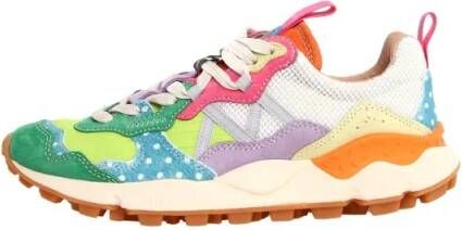 Flower Mountain Low-Top Sneakers Multicolored Suede Sneakers With Antibacterial Ins in meerkleurig