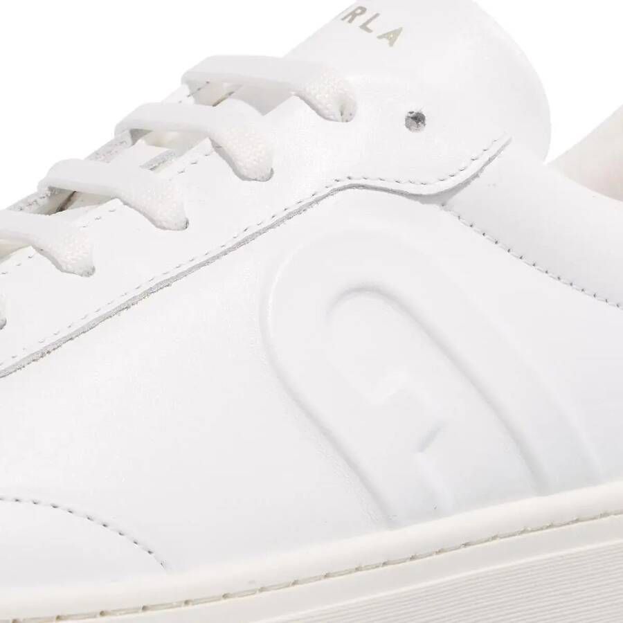 Furla Low-Top Sneakers Vitello Soft+Capra Scamosciata St.Viperi in wit