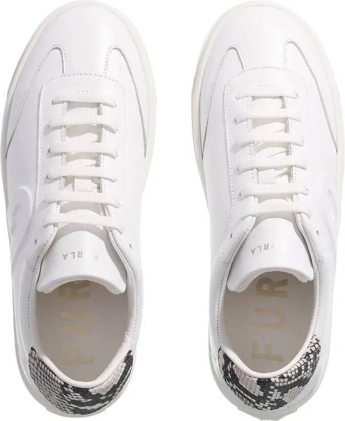 Furla Low-Top Sneakers Vitello Soft+Capra Scamosciata St.Viperi in wit
