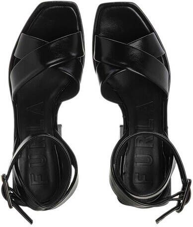 Furla Sandalen Cross Platform Sandal in zwart