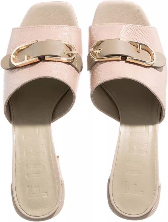 Furla Slippers & Mules Flow Sandal T.60 in poeder roze