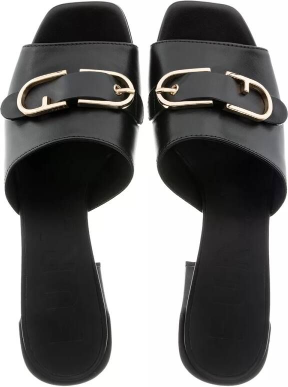Furla Slippers & Mules Flow Sandal T.60 in zwart