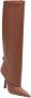 Gia Borghini Boots Brown Eco-Leather Knee-High Boots in bruin - Thumbnail 2