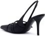Gia Borghini Hoge hakken GIABORGHINI Schwarze Pumps mit Schnallendetails in zwart - Thumbnail 2