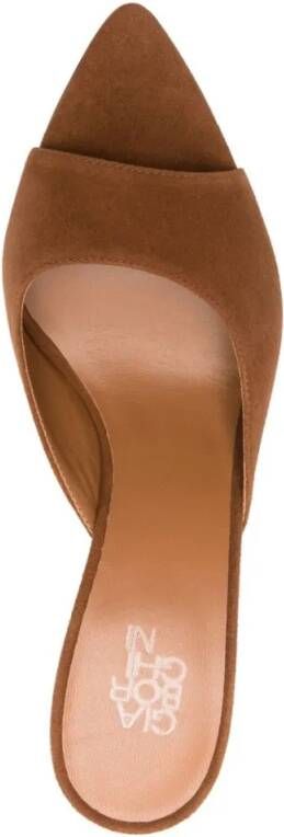 Gia Borghini Sandalen Caramel Suede Perni Sandals in bruin
