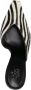 Gia Borghini Slippers & Mules Bold Black And White Zebra Print Mule in zwart - Thumbnail 4