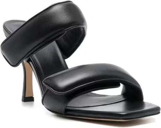Gia Borghini Slippers & Mules Perni 03 New Leather Mules in zwart