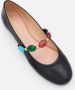 Gianvito Rossi Ballerinas With Stones in zwart - Thumbnail 2